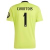 Koszulka Real Madryt Courtois 1 Bramkarska Trzeci 2024-25 Koszulki Piłkarskie Krótki Rękaw